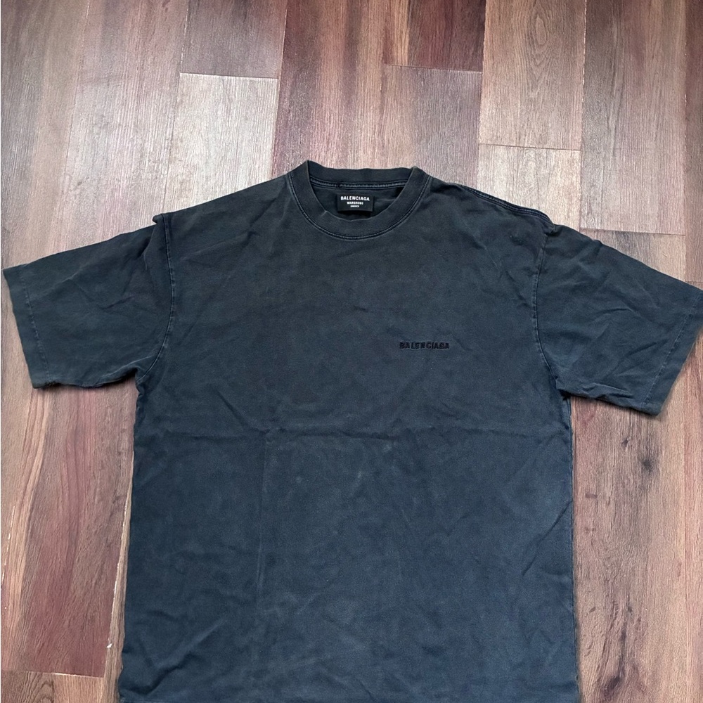 Balenciaga Black Short Sleeve Tee